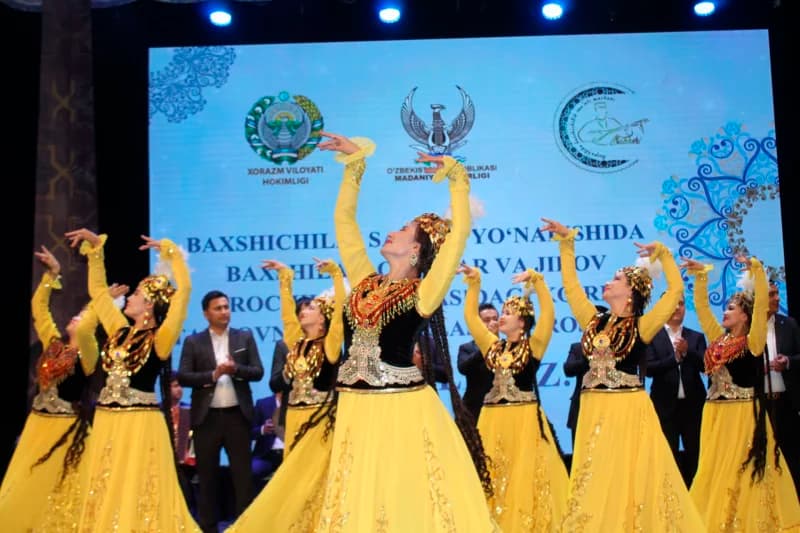 Women performing traditional dance gracefully